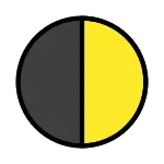 First Quarter Moon SVG Icon